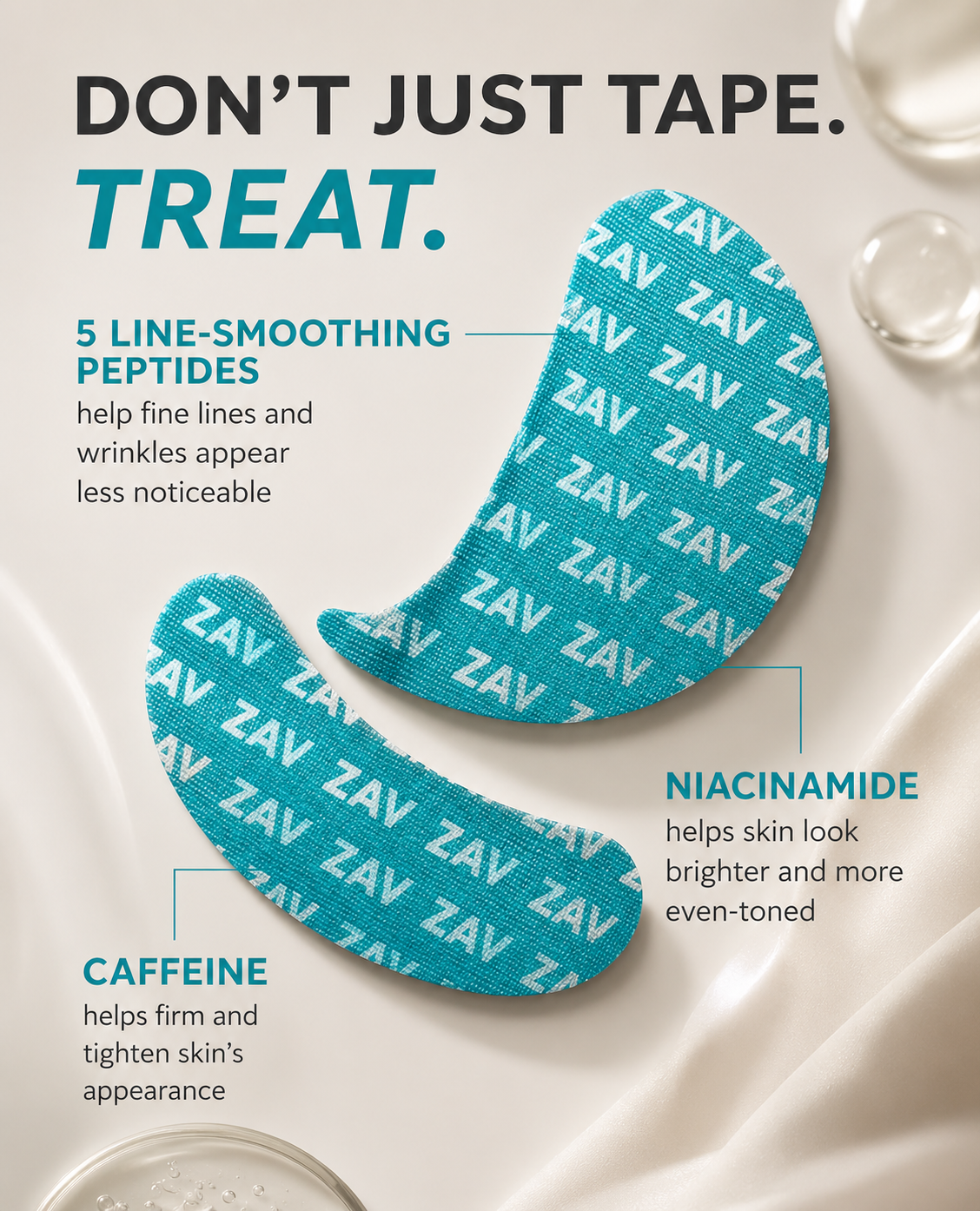 LiftTape™: Peptide-Infused Anti-Aging Strips