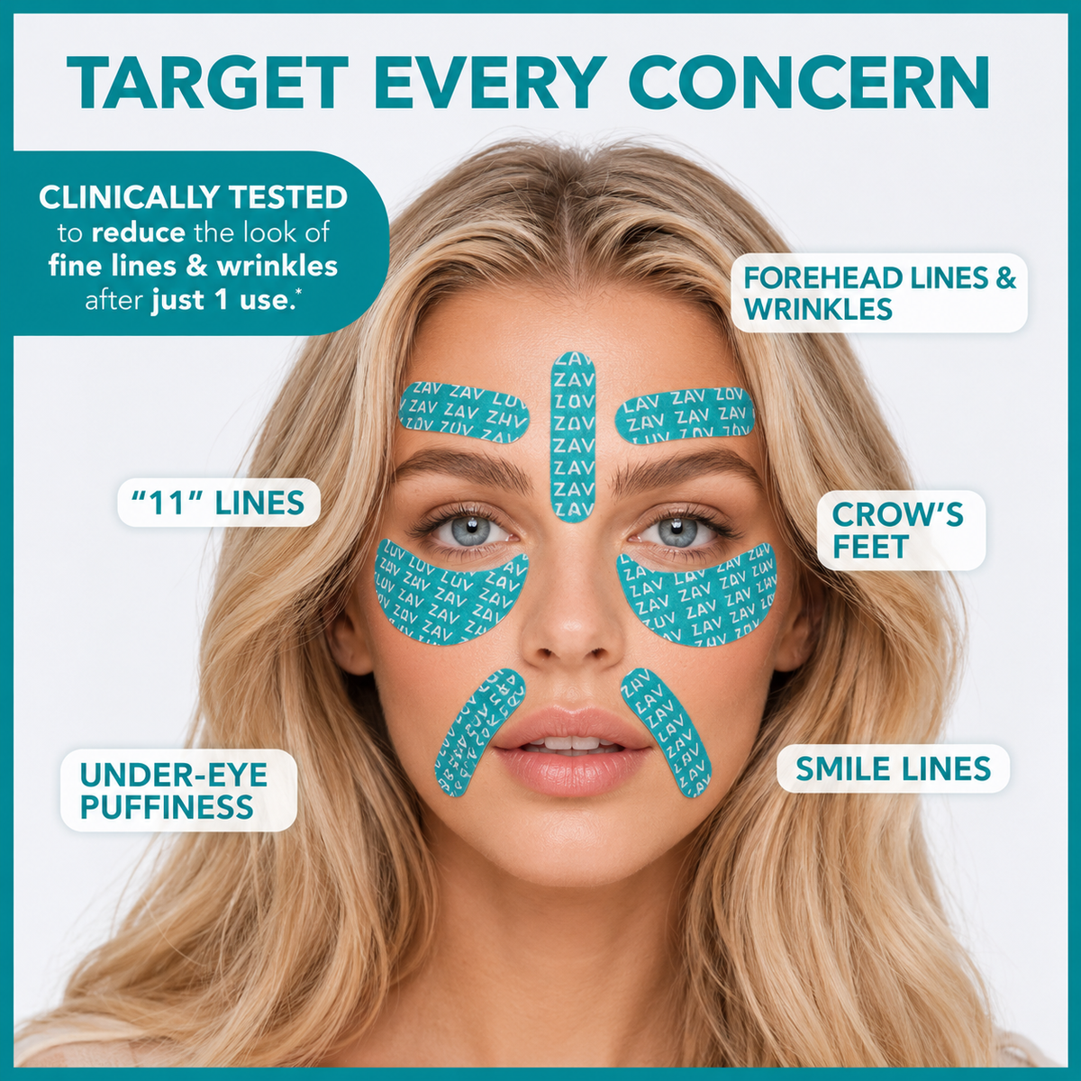 LiftTape™: Peptide-Infused Anti-Aging Strips