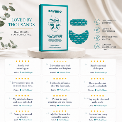 LiftTape™: Peptide-Infused Anti-Aging Strips