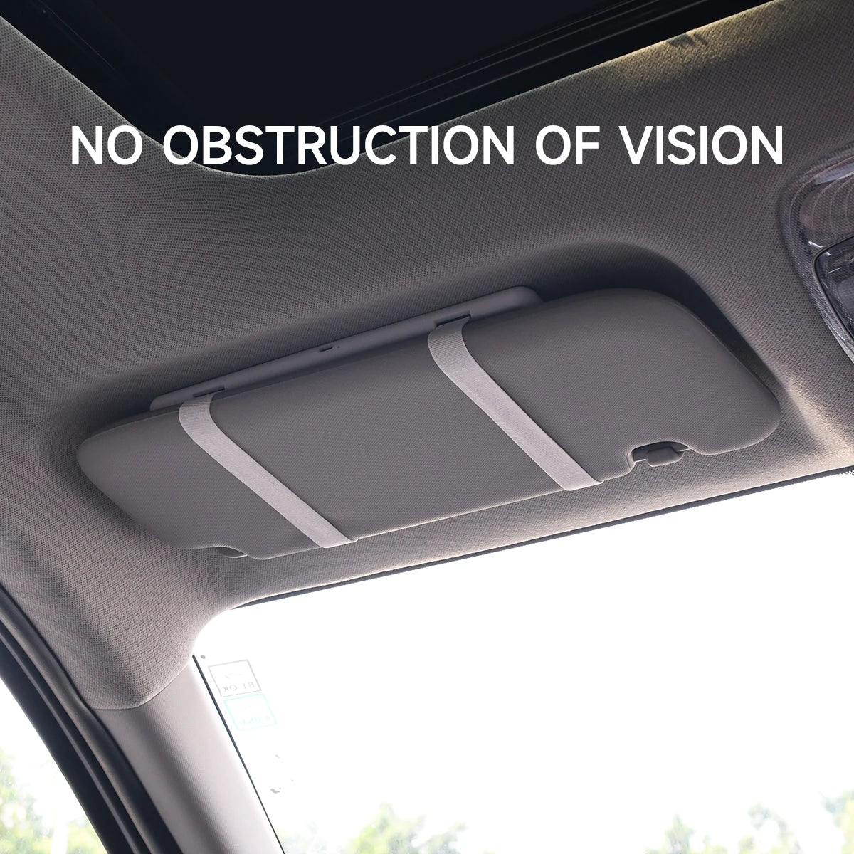 Car Sun Visor Makeup Mirror LED Touch Screen Adjustable Brightness Auto Interior Makeup HD Mirror Charging Vanity Mirror