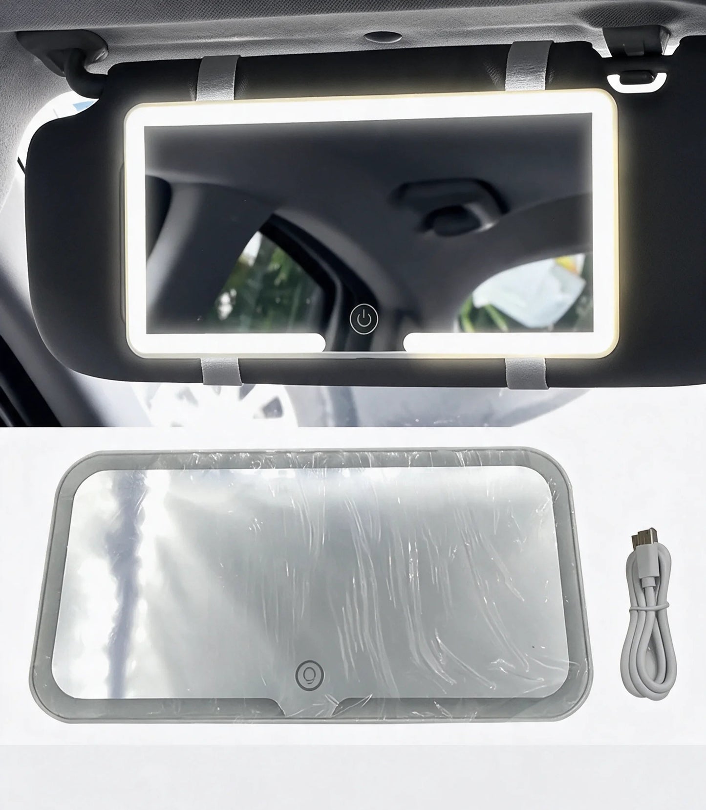 GlowVisor™ - Clip-On LED Makeup Mirror 2.0